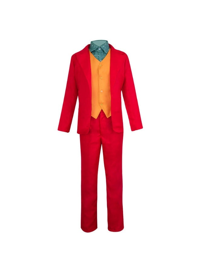 Joker - Joker Phoenix's Clown Outfit Cosplay Set (four Pieces) - Image 1