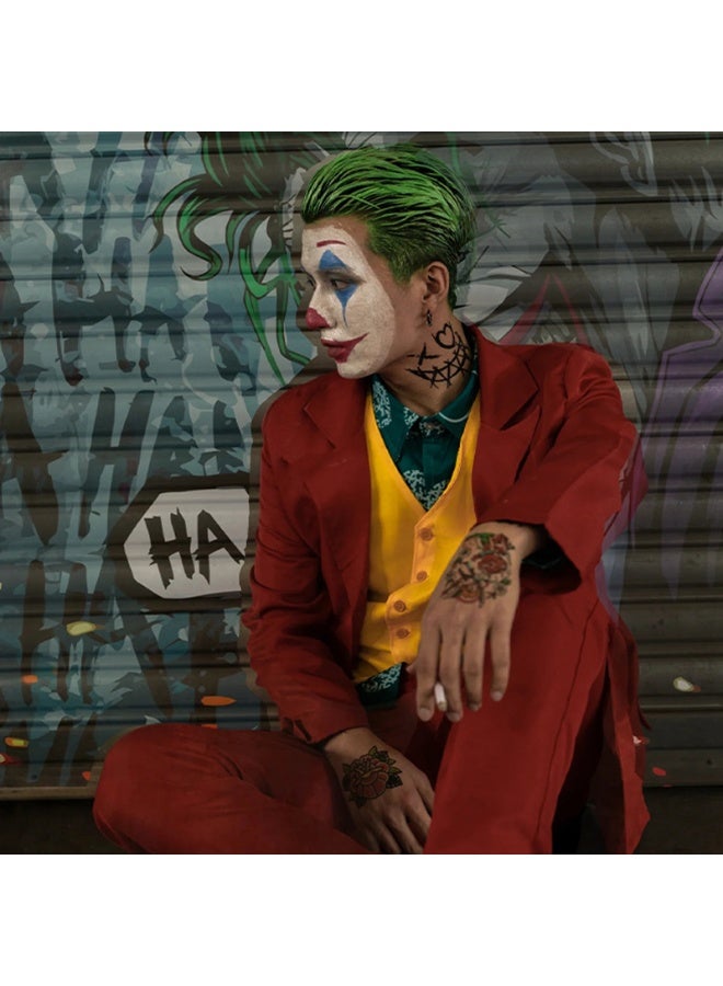 Joker - Joker Phoenix's Clown Outfit Cosplay Set (four Pieces) - Image 2
