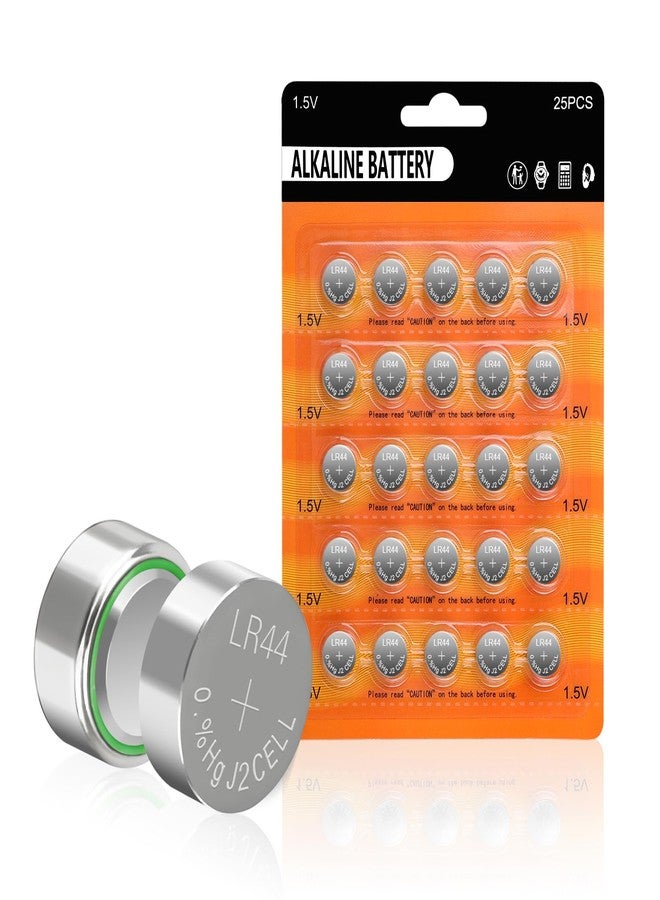 kunying LR44 Batteries 25 Pack, AG13 357 303 SR44 a76 Lr44 Button Cell Batteries,1.5V Long-Lasting Alkaline Button Coin Cell Batteries - Image 1