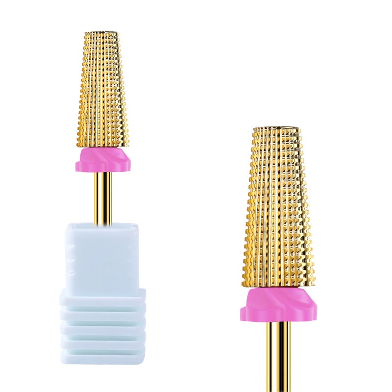 Nail tungsten steel polishing head, nail polish remover, adhesive polishing head   purple - Image 1