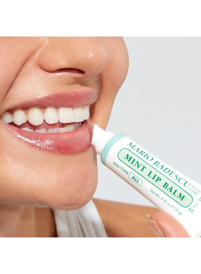 MARIO BADESCU Lip Balm for Dry Cracked Lips, Trio Pack Includes Mint, Rose, and Original Moisturizer, Ultra-Nourishing Care for Soft, Smooth and Supple Feel, 3 Count - Image 2