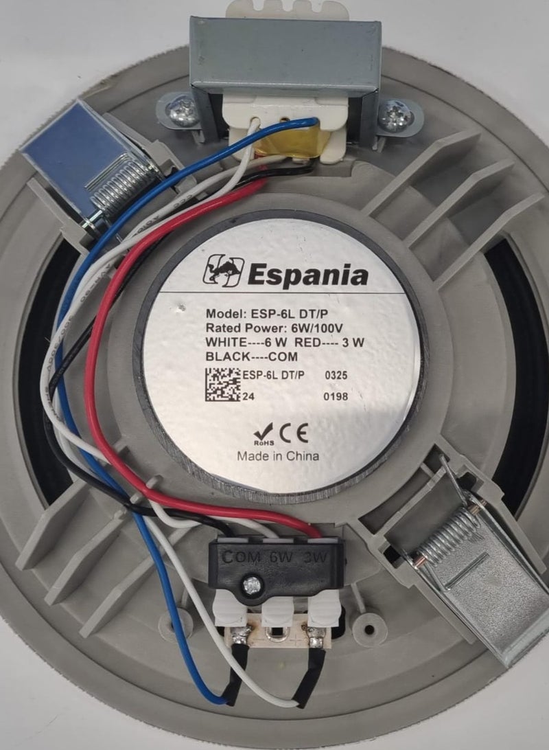 إسبانيا ESP-6L DTP 100V مكبر صوت سقف اسباني - Image 4