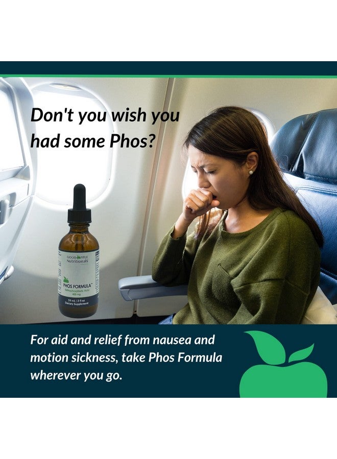 GoodApple Nutritionals Phos Formula | Nausea | Supports Bone Health | Phosphorus Liquid Supplement with Dropper | 2 fl oz - Image 5