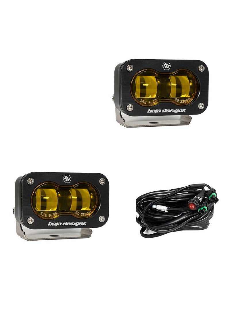 Baja Designs S2 SAE LED Spot, Amber