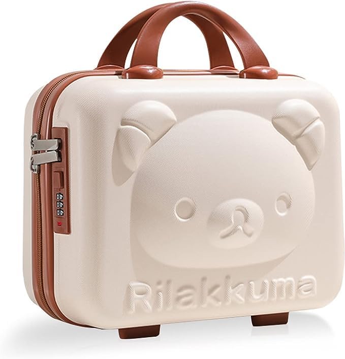 TONSYL MustHave Beauty Cosmetic Bag for Every Occasion TravelFriendly Perfect Makeup Bags Organizer Cartoon Travel Suitcase Luggage Storage Bag with Lock System - Image 1