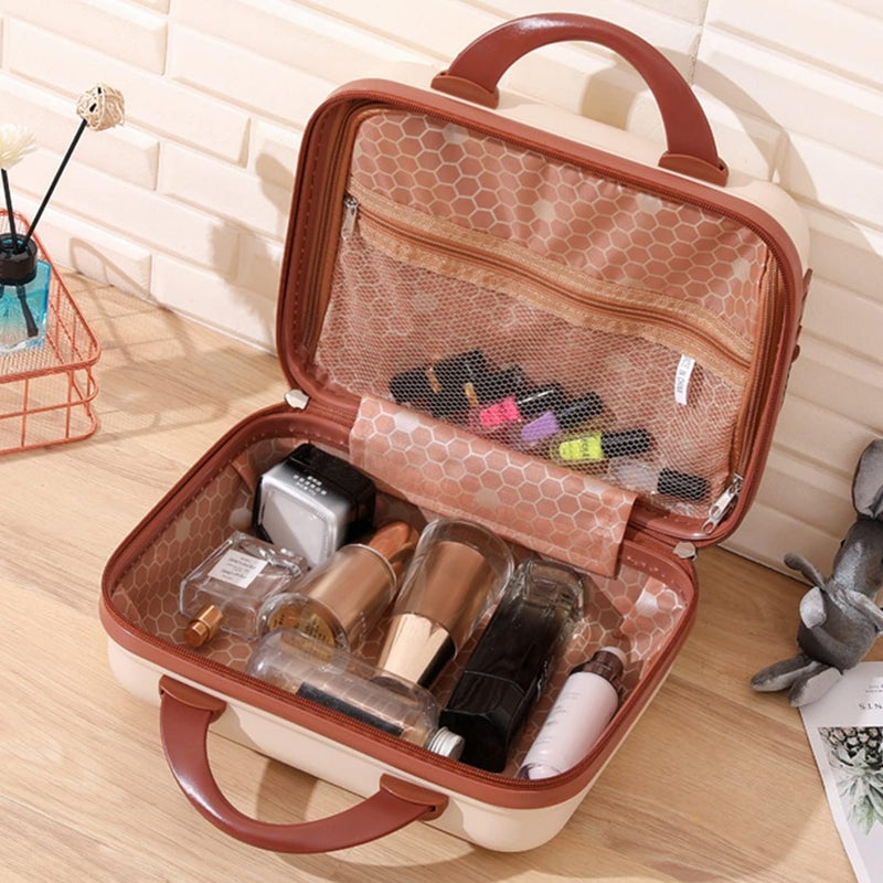 TONSYL MustHave Beauty Cosmetic Bag for Every Occasion TravelFriendly Perfect Makeup Bags Organizer Cartoon Travel Suitcase Luggage Storage Bag with Lock System - Image 3