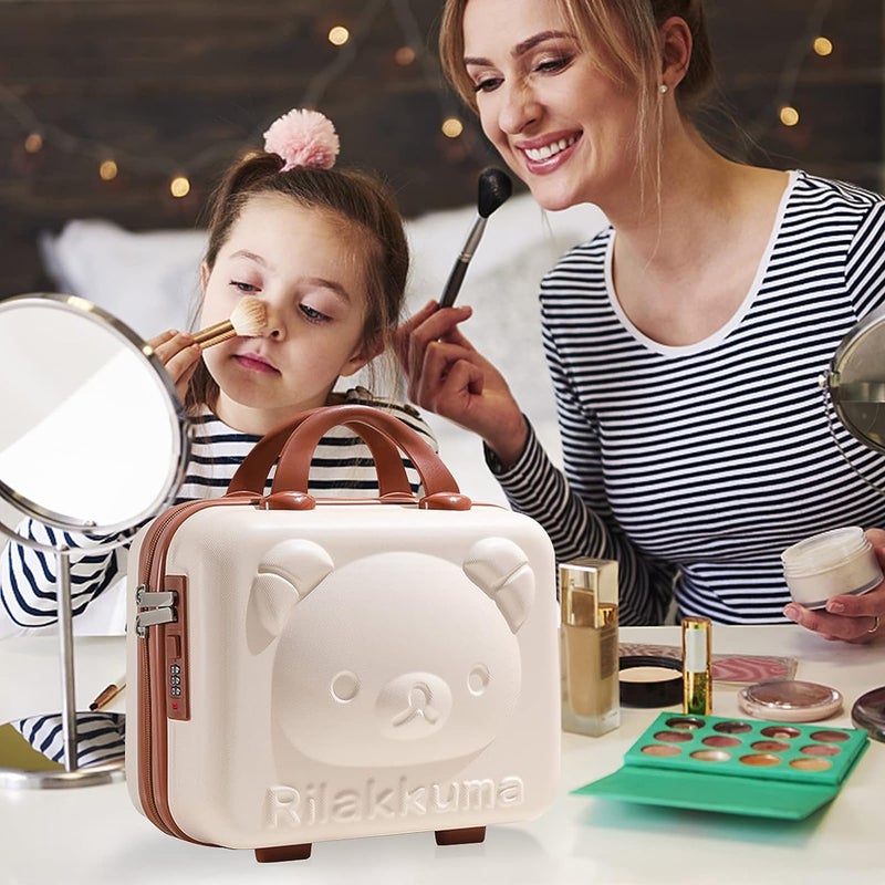 TONSYL MustHave Beauty Cosmetic Bag for Every Occasion TravelFriendly Perfect Makeup Bags Organizer Cartoon Travel Suitcase Luggage Storage Bag with Lock System - Image 4