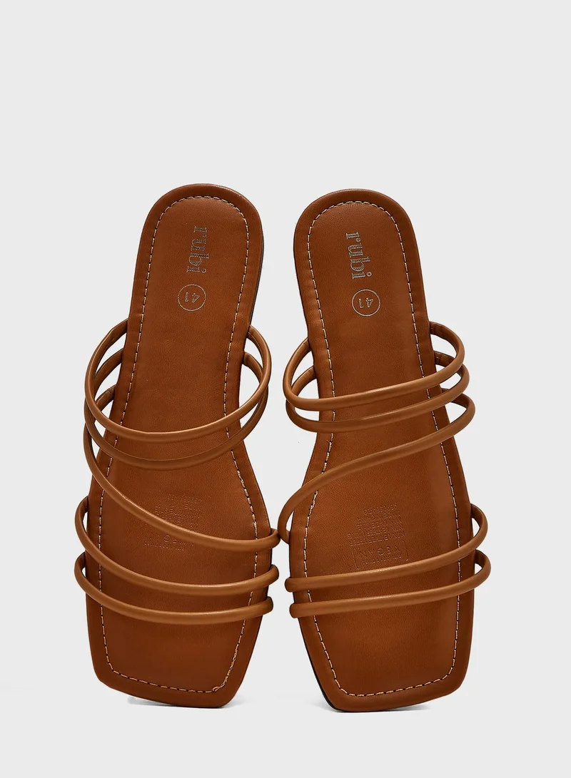 Rubi Frankie Strappy Slides