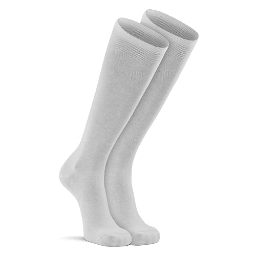 FOX RIVER FoxRiver Standard Dry Therm-A-Wick Ultra-Lightweight Liner Over-The-Calf Socks, White, Medium - Image 1