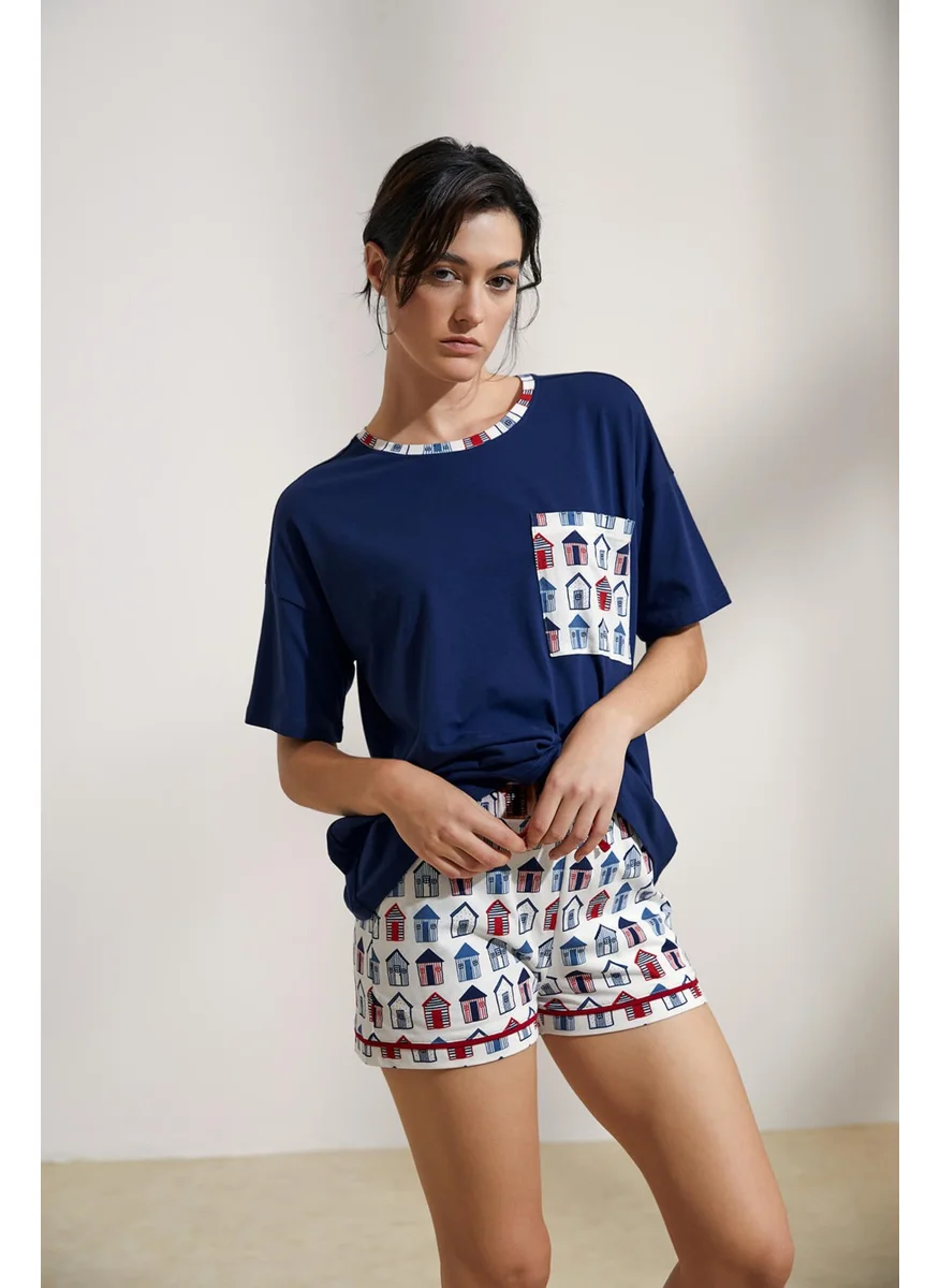 Hays Women's Cotton Short Sleeve Shorts Pajama Set