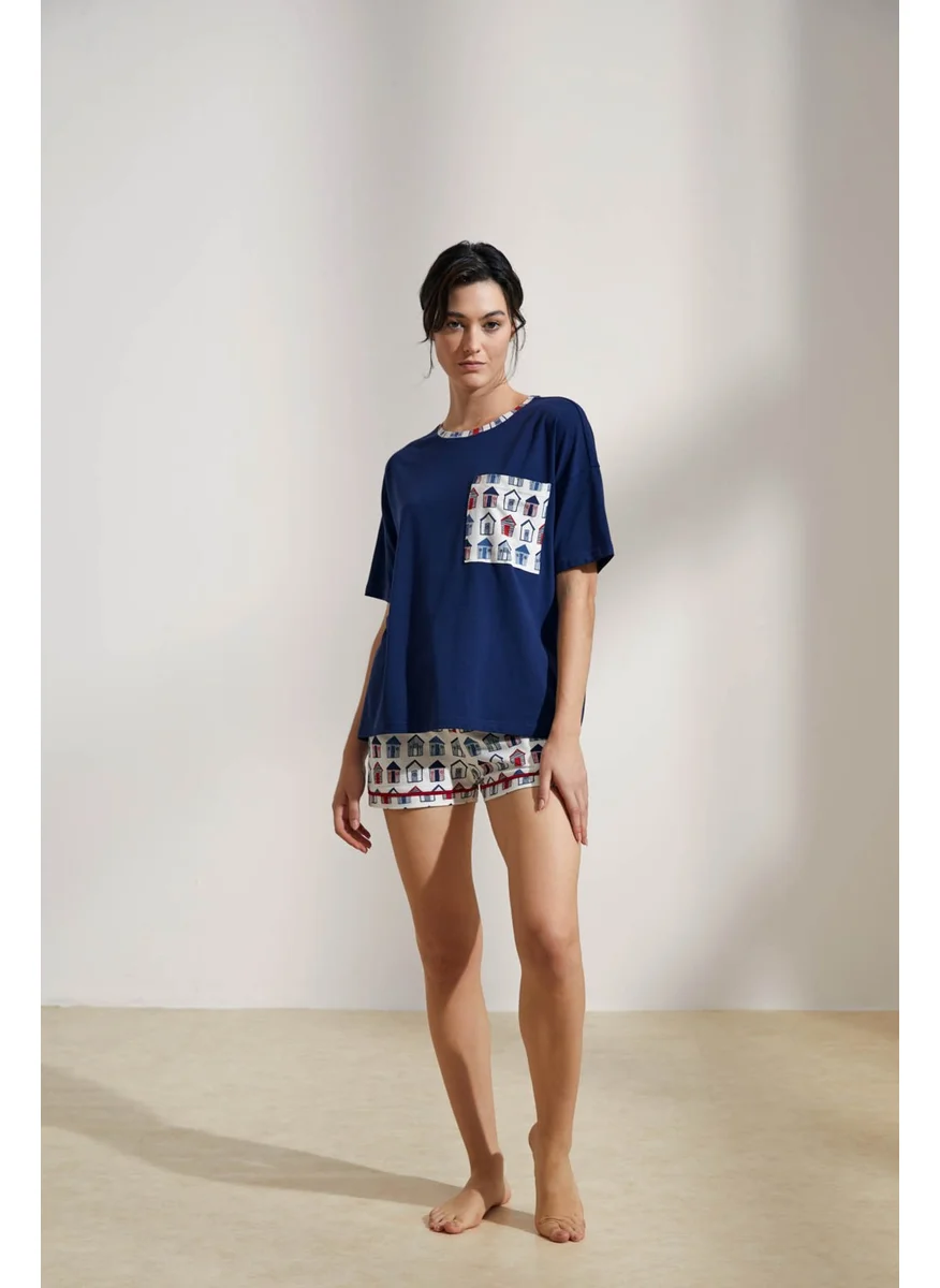 Hays Women's Cotton Short Sleeve Shorts Pajama Set
