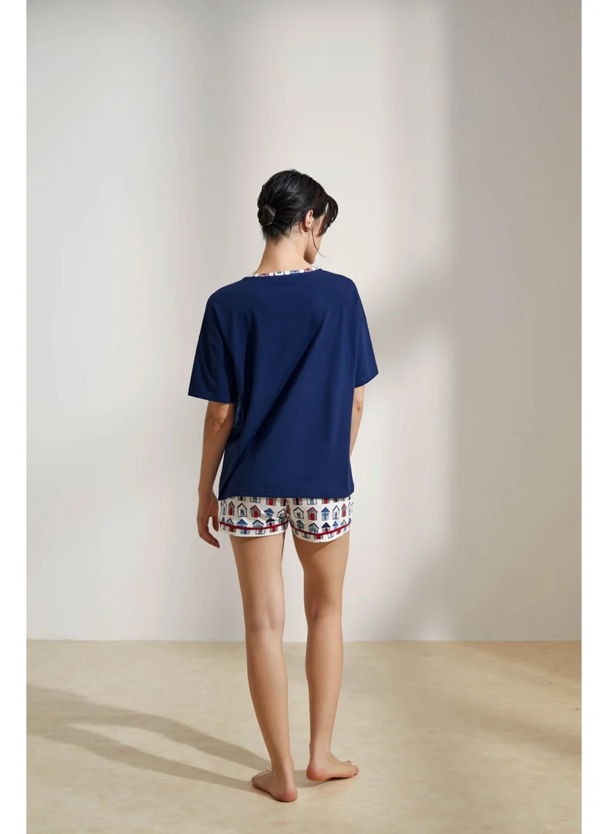 Hays Women's Cotton Short Sleeve Shorts Pajama Set