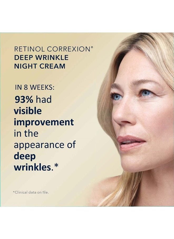 RoC - Retinol Correxion Value Set Duo, Deep Wrinkle Anti-Aging Night Face Cream + Daily Under Eye Cream for Dark Circles & Puffiness, Moisturizer - Image 1