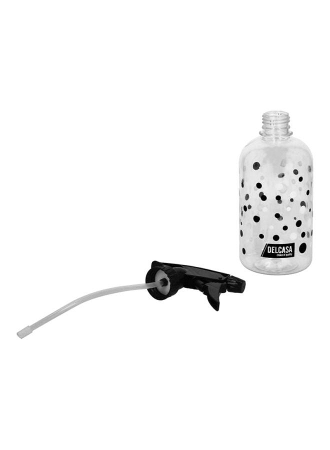 DELCASA Spray Bottle Clear/Black 500ml - Image 2