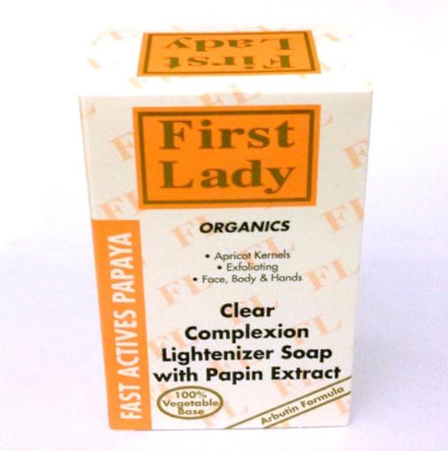 First Lady Organics Soap first lady clear complexion soap with papin extract