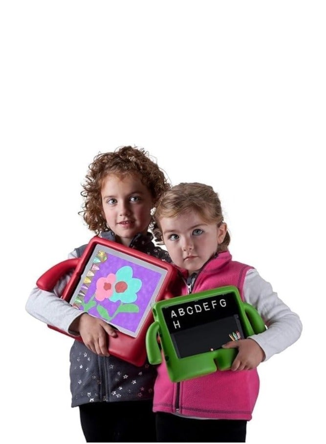 Cover for Samsung Galaxy Tab A9 Plus Cover Case 11 inch, Shockproof Rugged Protective Case for Kids Girls Boys, Tab A9 Plus/A9+ 5g 11 Inch 2023 SM-X210 SM-X215 SM-X216 SM-X218, Slim Stand Hard Back Shell Protective Cover Folio Case for Galaxy Tab A9 Plus 2023 (RED)  - Image 3