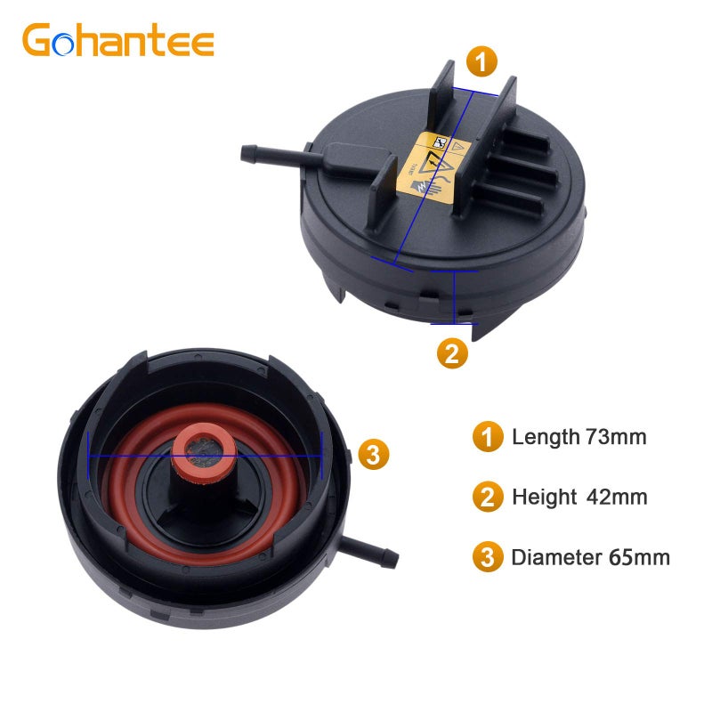gohantee غطاء صمام رأس أسطوانة محرك PCV - متوافق مع BMW 128i، 328i، 528i، X3، X5، Z4 N20، N26، N51، N52 من 2007-2013 - Image 4