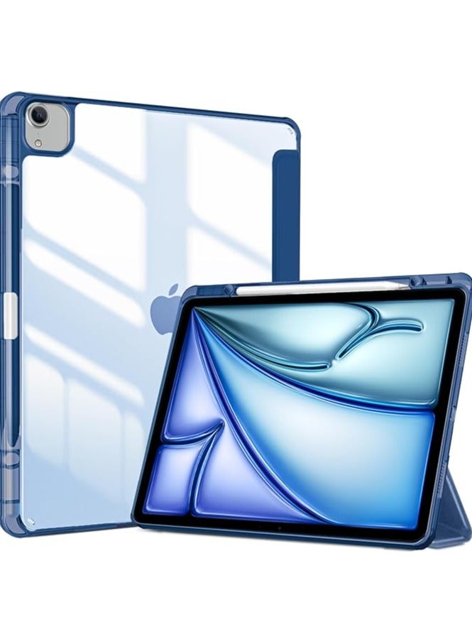 Procases iPad Air 13 Inch Case with Pencil Holder 2024 M2 & iPad Pro 12.9 6th/5th/4th/3rd Case, 2024 iPad Air 13 Case, 13" iPad Air 2024 Cover -Navy - Image 2