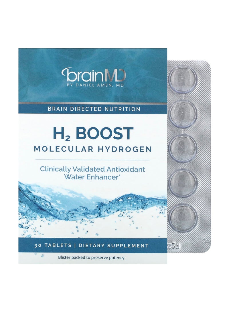 H2 Boost Molecular Hydrogen, 80 mg , 30 Tablets