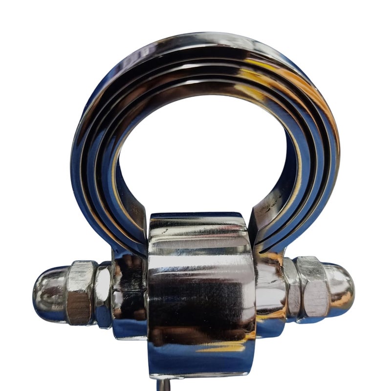Kkriya Home Decor 10 inch HIGrade Heavy Duty Pure Stainless Steel Super Quality Life TIME WARRENTY Ceiling KADA Swing Weight Capacity of 2000KG Pack of 2PCS Strong and Sturdy  - Image 5