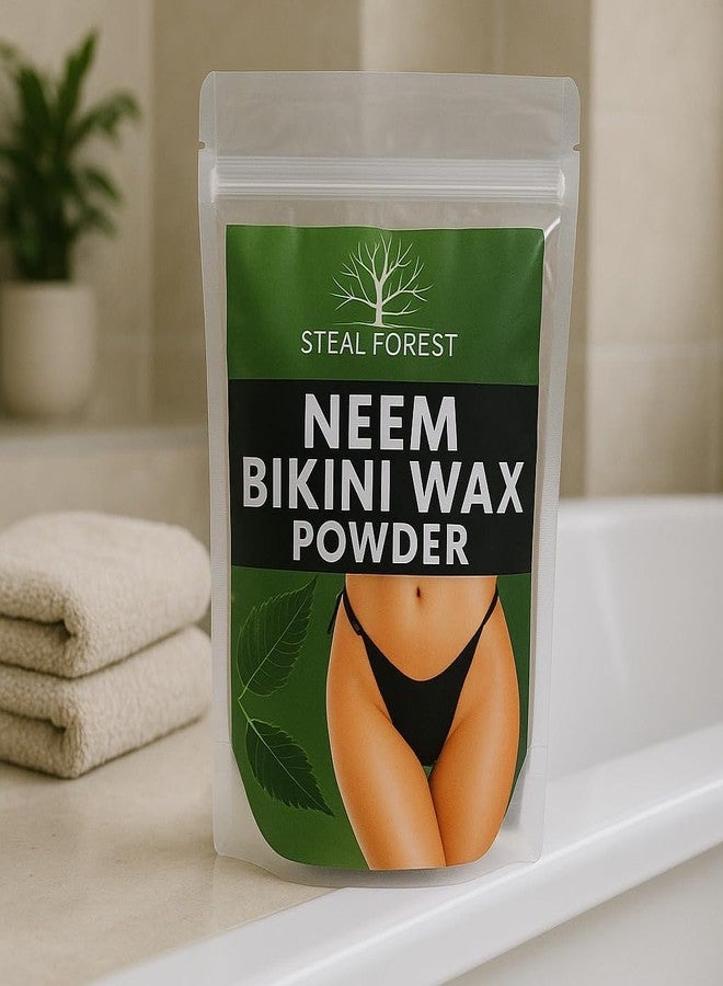 Oeleky Wax Powder for Women | Herbal Hair Removal Powder for Face, Upper Lips & Chin | Gentle Face Wax for Women & Men | Safe, Natural, Easy-to-Use Waxing Powder (Neem Wax, Pack of 1) - Image 1