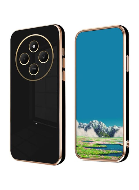 Case Silicone for Redmi 14C , Xiaomi Redmi 14C Phone Case Shockproof Thin and Soft Cover (Black)