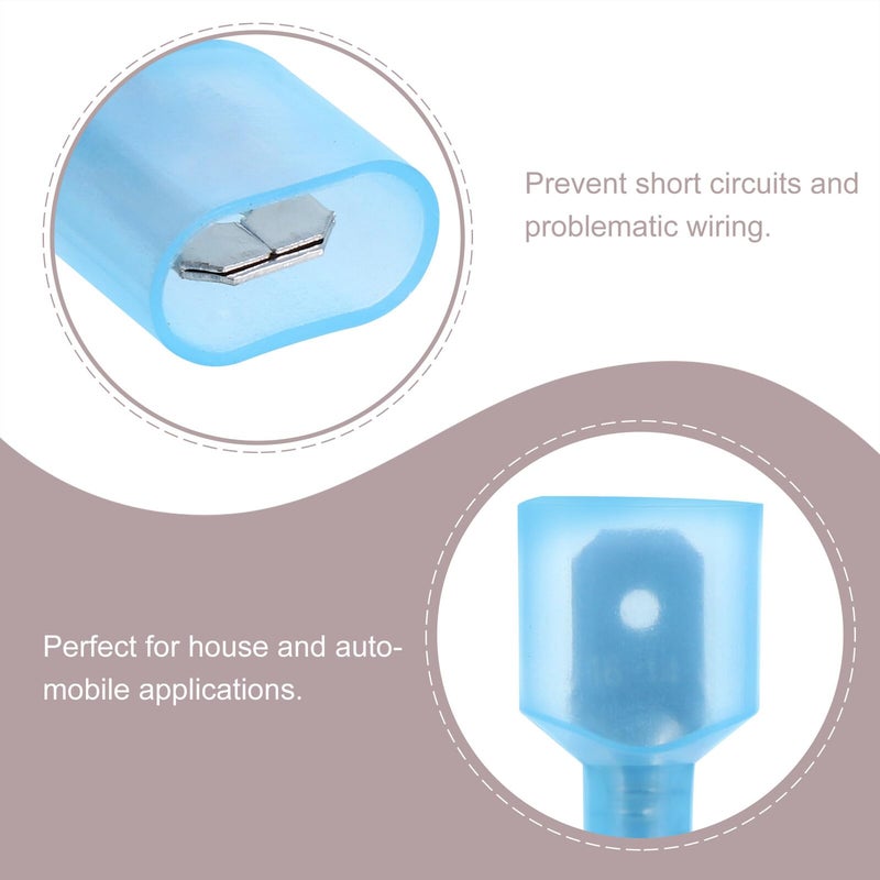 Nylon Insulated Male Spade Connectors 150 Pcs Awg Electrical Crimp Terminals - Image 4