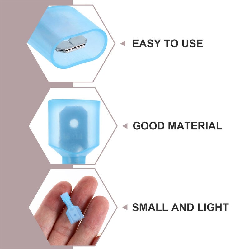 Nylon Insulated Male Spade Connectors 150 Pcs Awg Electrical Crimp Terminals - Image 5