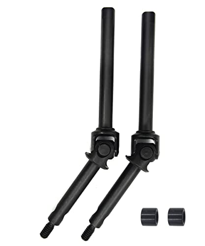 Raflot 2Pcs RC Front Axle Drive Shaft Steel Front Universal Driveshaft CVD Set for 124 C10JLUBroncoGladiatorDeadbolt RC Crawler Car SCX24 Upgrades Accessories 4mm - Image 1