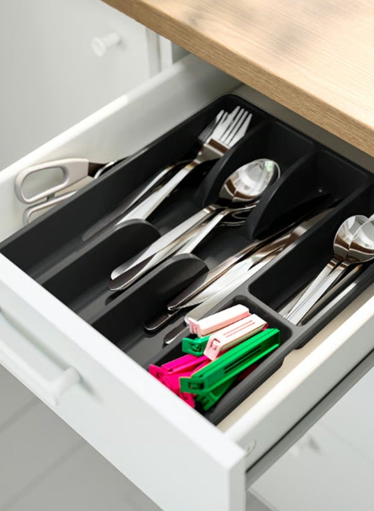 أيكيا SMÄCKER - صينية أدوات المائدة - أنثراسيت - 31x26 سم - Image 2