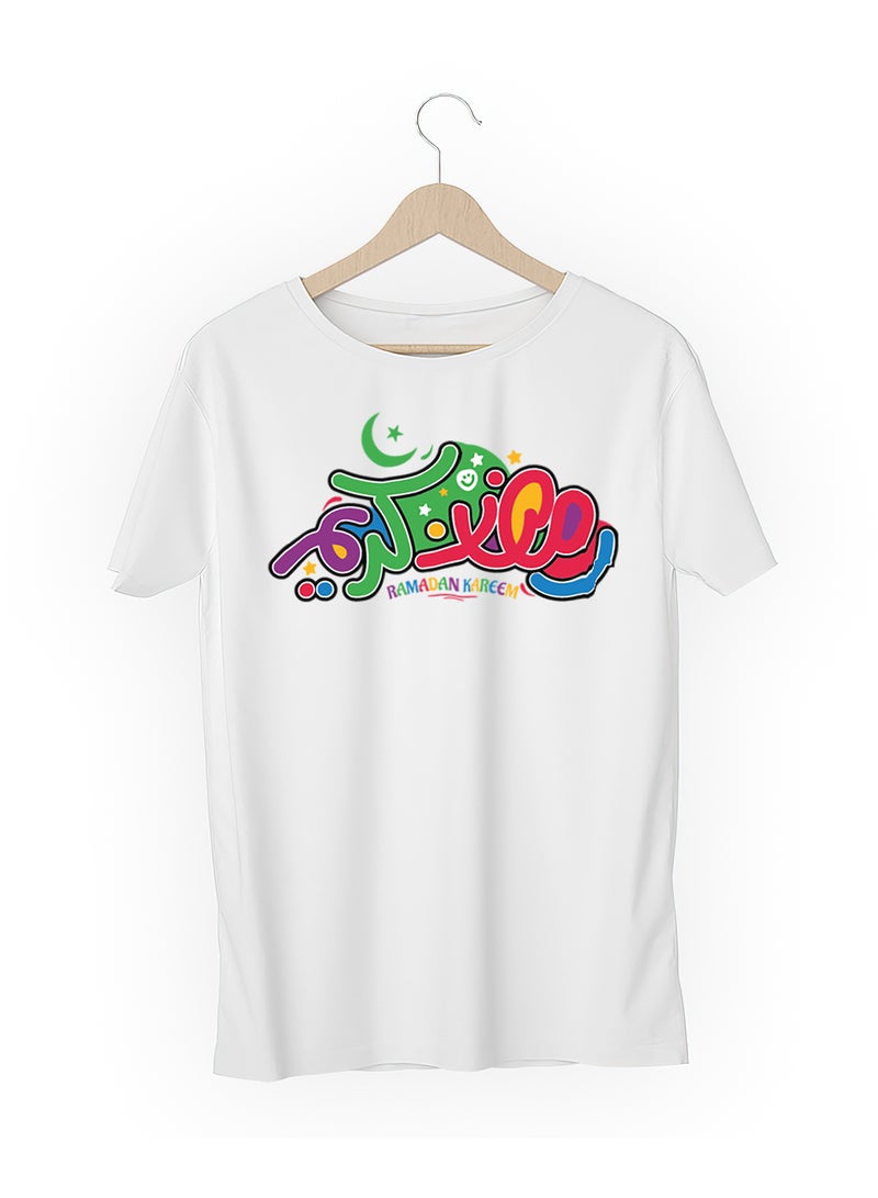 Fashion World Cotton T-shirt Printed with High-quality Ramadan - Image 2