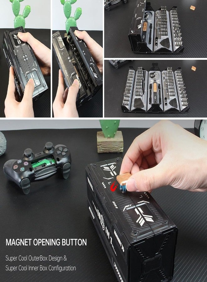INICIO 180 in 1 Precision Screwdriver Set With 144 CR-V Bits 14 Sockets 4 S2 Bits, Professional Magnetic Tool Kit For Repair & Maintenance Electronics Smartphones iPhone MacBook Laptop Console etc - Image 5