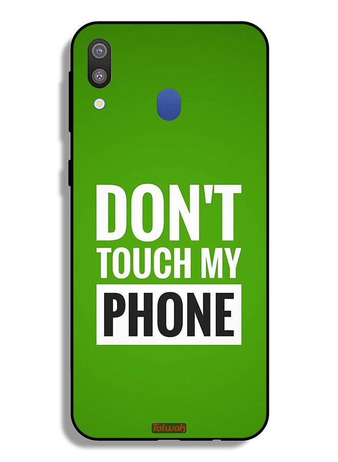 Tolwak Samsung Galaxy M20 Protective Case Cover Do Not Touch My Phone - Image 2