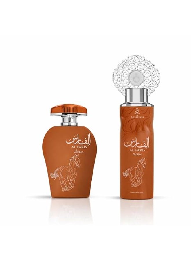 ARABIYATAL FARIS ARABE EDP 100ML+DEO SET - Image 1