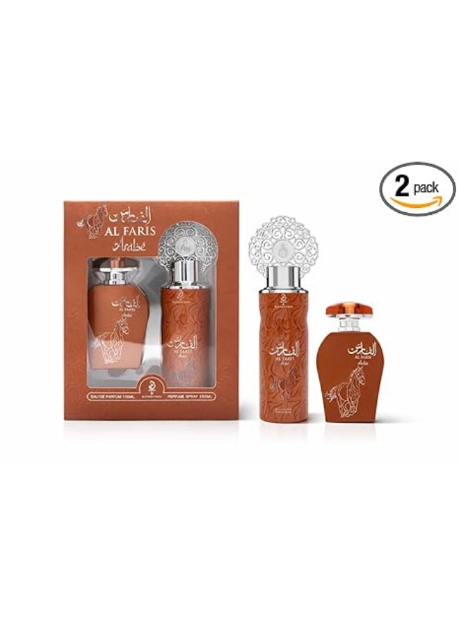ARABIYATAL FARIS ARABE EDP 100ML+DEO SET - Image 3