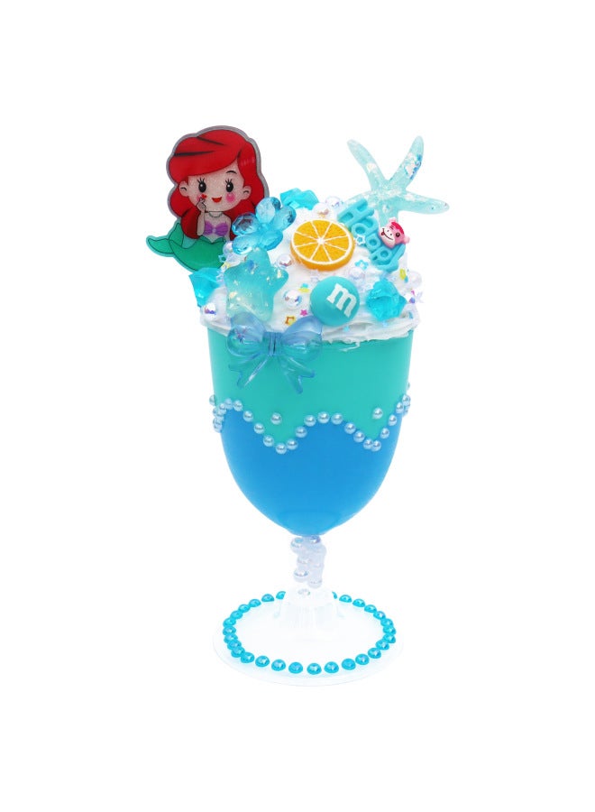 Children's Diy Handmade Crystal Juice Cup Cream Glue Material Package Simulation Dessert Ice Cream Cup-Specifications:Sweet Cup-3 Blue Ocean - Image 1