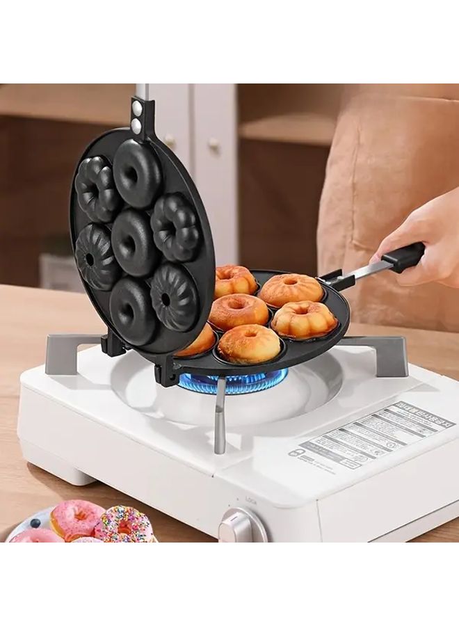 Donut Baking Pan 7 Hole Donut Cake Mould For Commercial Biscuits Moon Cakes And Egg Baking Tools - Image 4