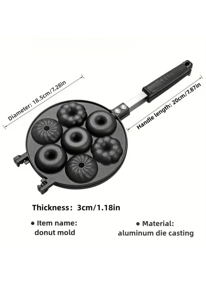 Donut Baking Pan 7 Hole Donut Cake Mould For Commercial Biscuits Moon Cakes And Egg Baking Tools - Image 3