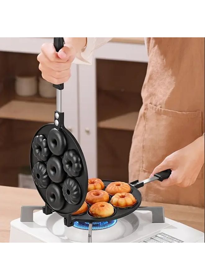 Donut Baking Pan 7 Hole Donut Cake Mould For Commercial Biscuits Moon Cakes And Egg Baking Tools - Image 5