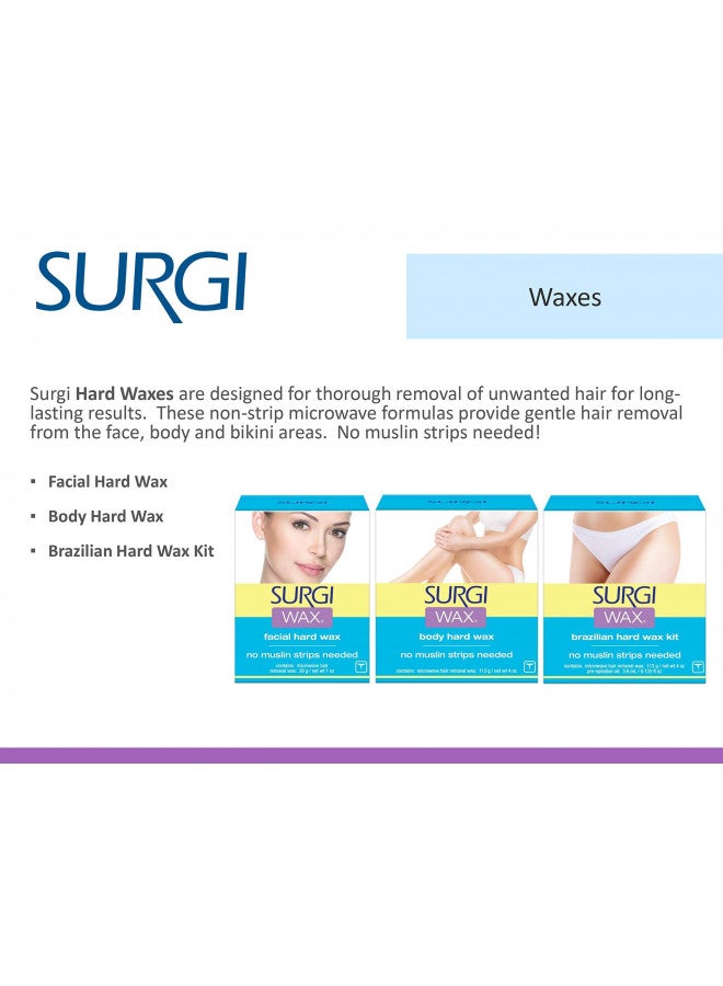 Surgiwax Surgi-Care Surgi-Wax Brazilian Wax Kit - 4.125 oz (Model: SU004) - Image 3