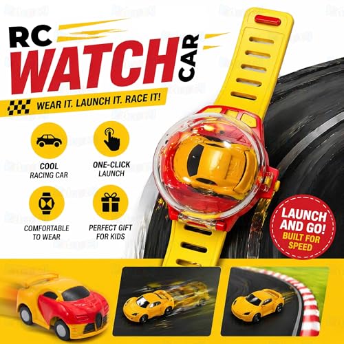 Kidology RC Drift Car with Smoke Effect for Kids & Teens | 1:36 Remote Control Racing Car with LED Lights & Sound | High Speed Drift RC Car for Indoor Outdoor Play (Red) - Image 5