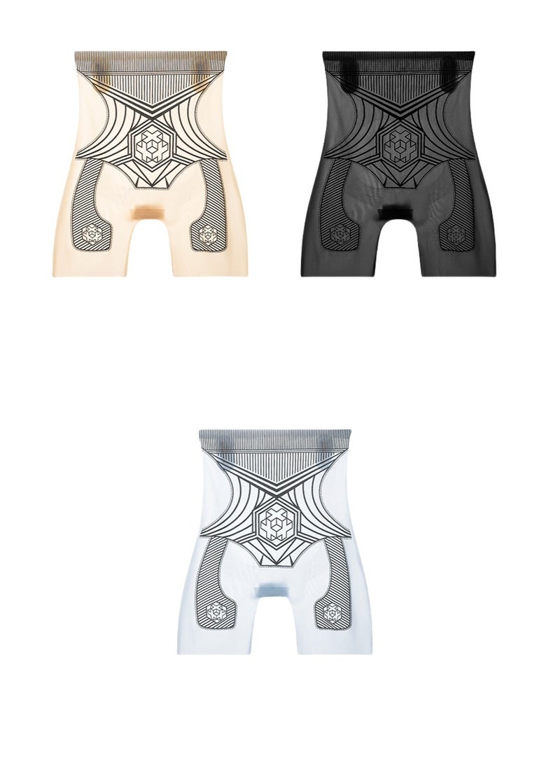 KUYING High Waisted Anti Glare Postpartum Waist Cinching And Hip Lifting Safety Pants For Body Shaping Set Of 3 - Image 1