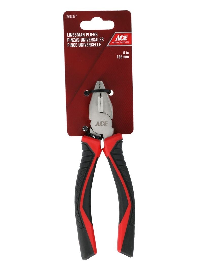 ACE 6 Inch Linesman Plier - Image 1
