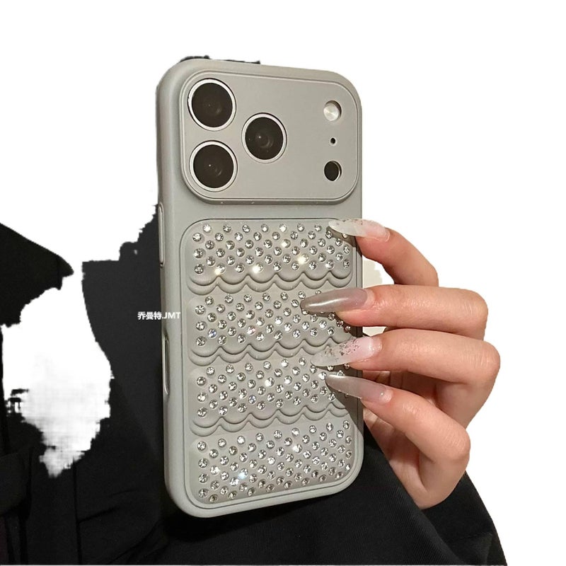 BB Acrylic Protective Case for iPhone 16 / 16 Plus / 16 Pro / 16 Pro Max with Shockproof and Drop Protection plus Shockproof plus Kickstand plus Strong Magnetic in White - Image 4