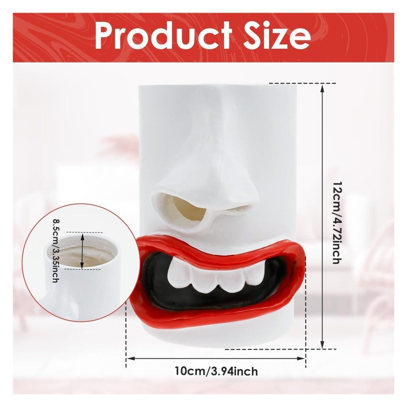 Creative Tissue Box Holder Decorative Resin Nose Tissue Box Cute Desk Decor Humorous Bedroom Office Organizer - Image 3