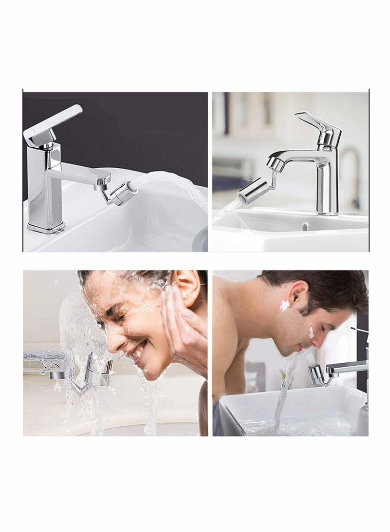 Excefore عوامة الحوض صنبور 720 درجة دوار فلتر رش - Image 2