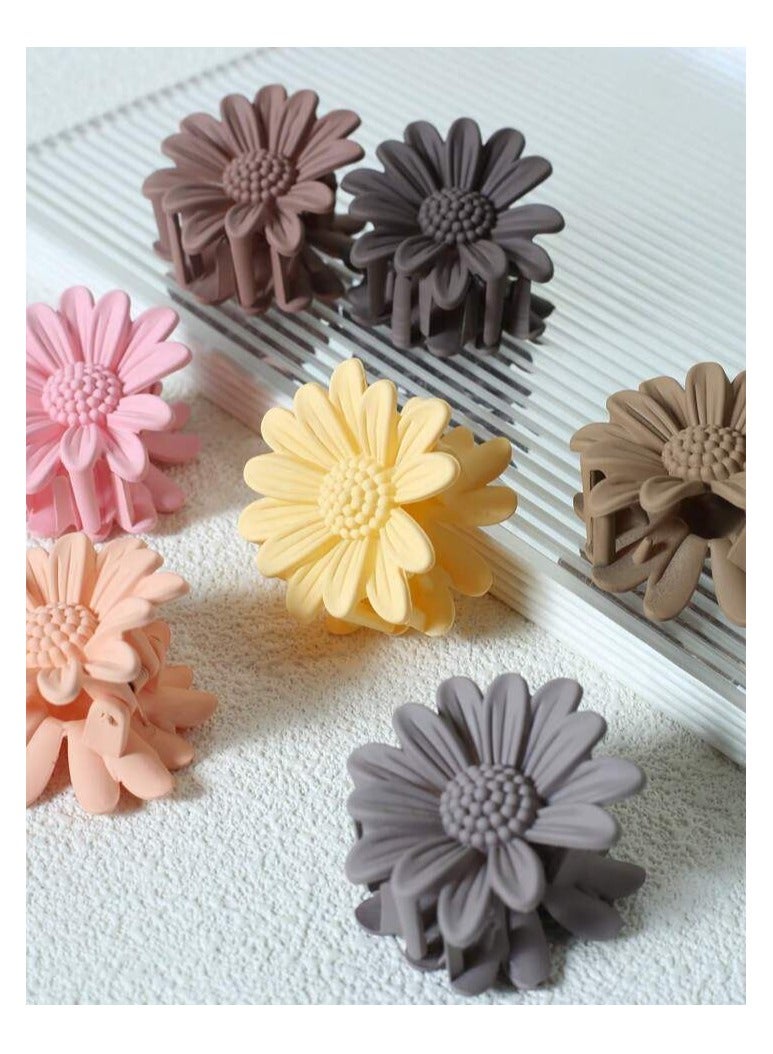 toka Hair clip flower 6 pieces multi color - Image 4