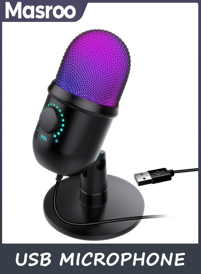 ماسرو Masroo Usb Computer Microphone Gaming Microphone usb 2 M