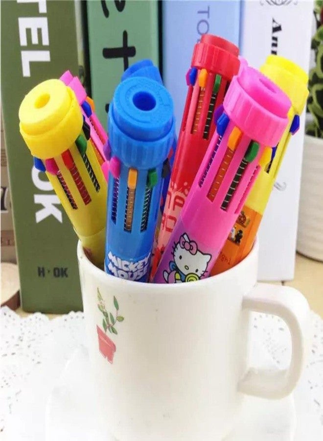 Sloies 10 Colour Ballpoint Pen Set with Favorite Cartoon Character (12) - Image 5