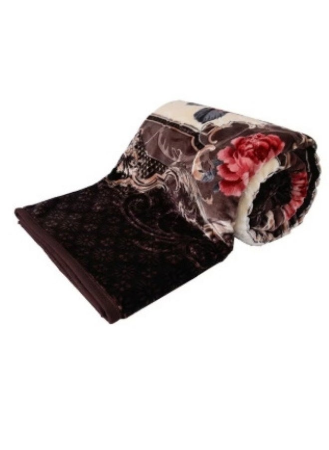 Golden Sun - Korean Heavy Winter Blanket Soft Warm Silky Comfortable Feel Double Bed Blanket 200X240cm 8 kg Super Soft Double Layer Blanket Made of High Quality Material - Image 1